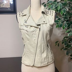 XXI Faux Leather Vest Size M